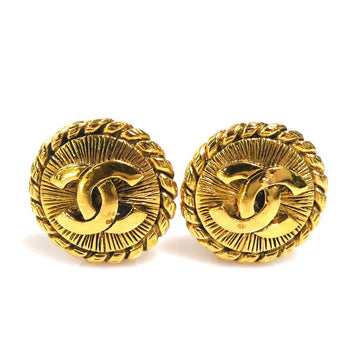 Chanel Cc Logo Clip On Earrings