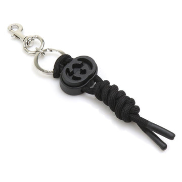 Gucci Charm Key Ring Black/Silver