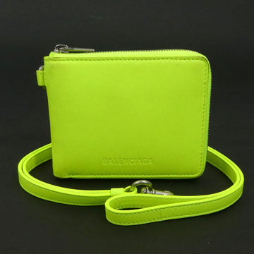 Balenciaga Bifold Wallet Neon