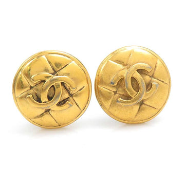 Chanel Cc Logo Clip On Earrings