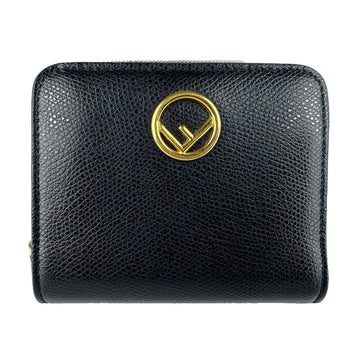 Fendi F Is Bifold Wallet Black/Gold