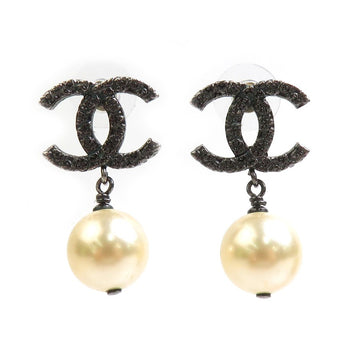 Chanel Cc Logo Pierce Earrings