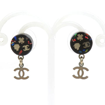 Chanel Cc Logo Pierce Earrings