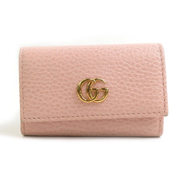 Gucci Gg Marmont Key Case Pink/Gold
