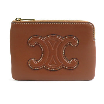 Celine Coin Purse Case Brown/Gold