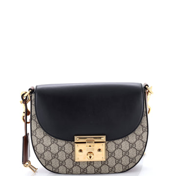 Gucci Padlock Saddle Shoulder Bag Gg