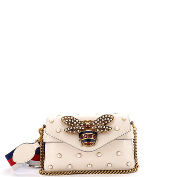 Gucci Broadway Pearly Bee Shoulder Bag