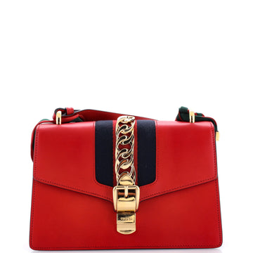Gucci Sylvie Shoulder Bag Leather Small