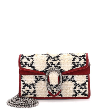 Gucci Dionysus Bag Gg Tweed Super Mini