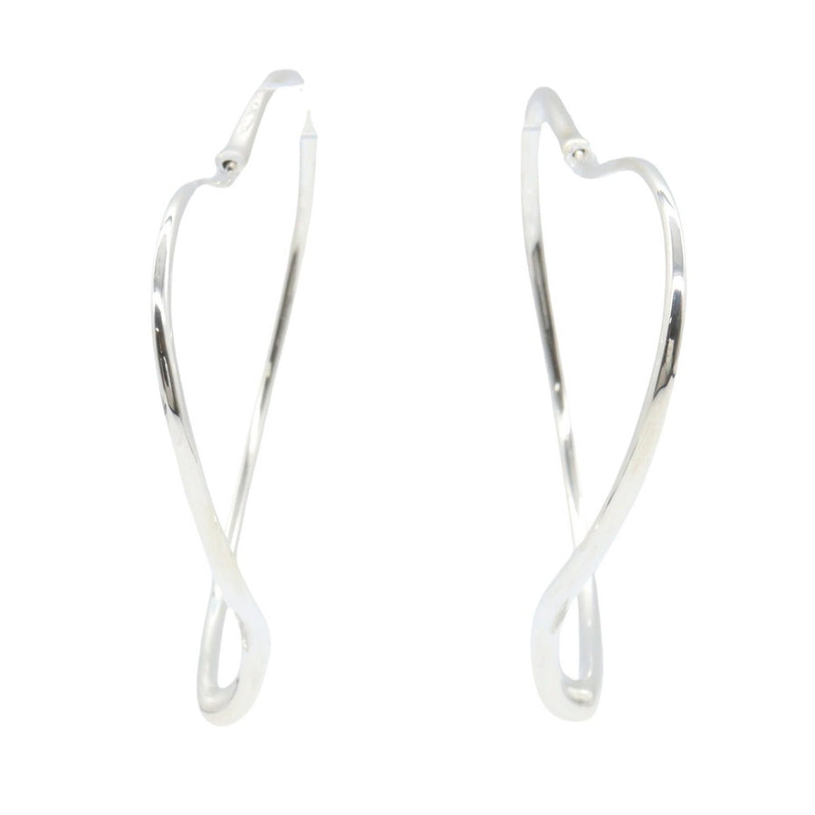 Tiffany＆Co Open Heart Hoop Pierced