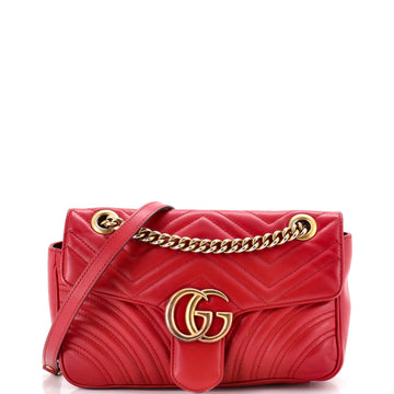 Gucci Gg Marmont Flap Bag Matelasse
