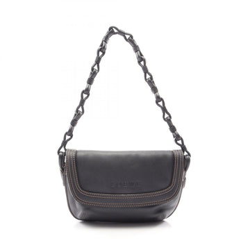 Loewe Chain Shoulder Hand Bag Leather