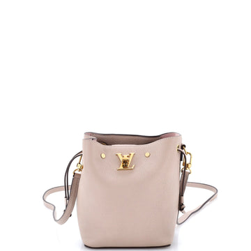 Louis Vuitton Lockme Bucket Bag Leather
