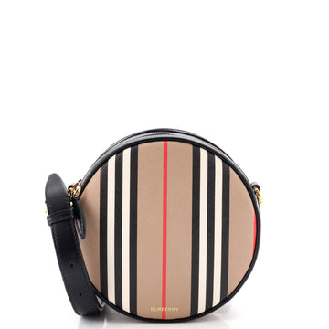 Burberry Louise Round Bag Icon Stripe