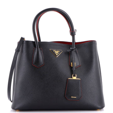 Prada Cuir Double Tote Saffiano Leather