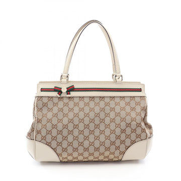 Gucci Mayfair Gg Canvas Sherry Line Tote