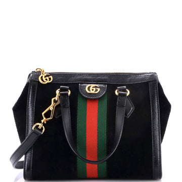 Gucci Ophidia Top Handle Tote Suede