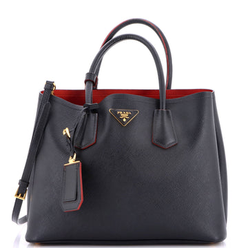 Prada Cuir Double Tote Saffiano Leather
