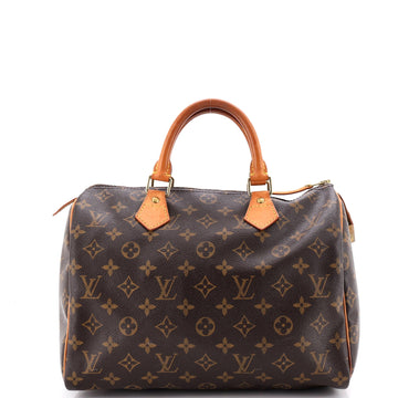 Louis Vuitton Speedy Handbag Canvas 30