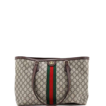 Gucci Ophidia Shopping Tote Gg Coated
