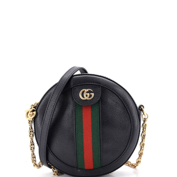 Gucci Ophidia Round Shoulder Bag Leather