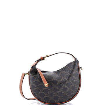 Celine Lulu Bag Triomphe Coated Canvas