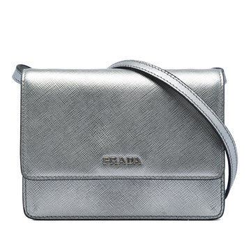Prada Saffiano Wallet On Strap Pre-Loved