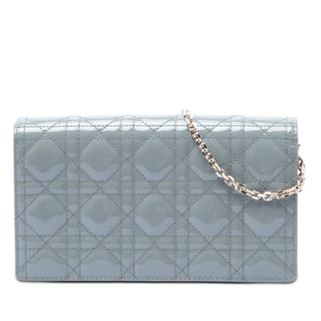 Dior Patent Cannage Lady Pouch With
