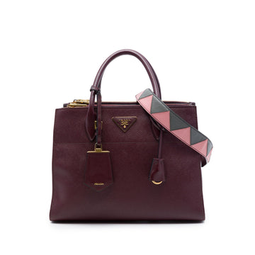 Prada Saffiano Greche Paradigme Bag Pre-