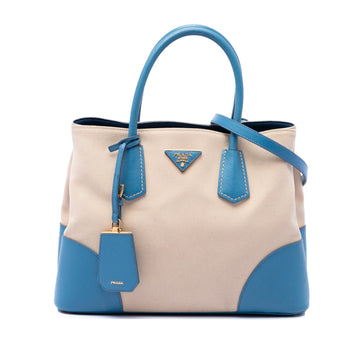 Prada Medium Saffiano Cuir Trimmed