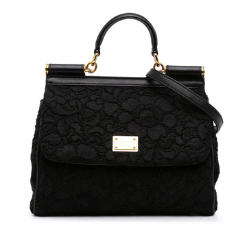 Dolce & Gabbana Medium Embroidered Lace