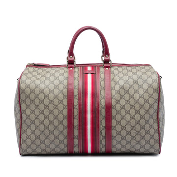 Gucci Gg Supreme Web Travel Bag Pre-