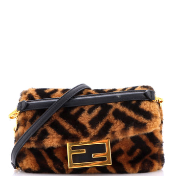 Fendi Baguette Nm Bag Zucca Shearling