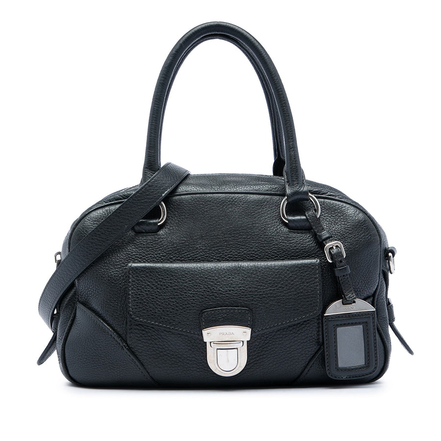 Prada Vitello Daino Front Pocket Boston