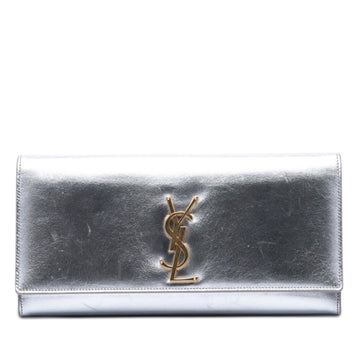 Saint Laurent Smooth Metallic Calfskin