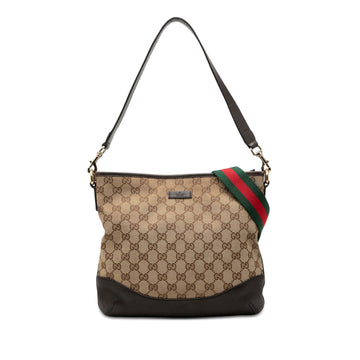 Gucci Gg Canvas Web Crossbody Pre-Loved
