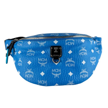Mcm Waist Bag Body Blue/White/Black