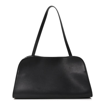 The Row Smooth Calfskin Peggy Bag Black