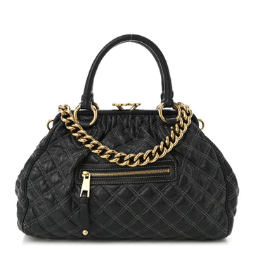 Marc Jacobs Calfskin Quilted Stam Dark