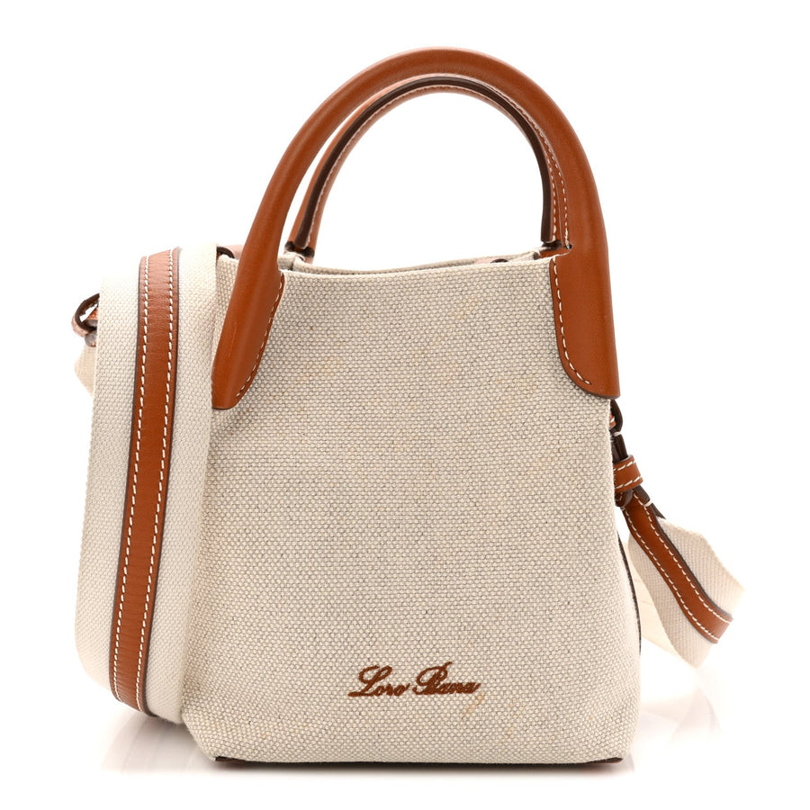 Loro Piana Cotton Linen Calfskin Micro