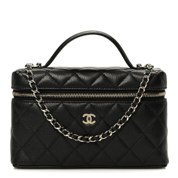 Chanel Caviar Quilted Top Handle Slim