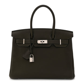 Hermes Togo Birkin 30 Vert De Gris