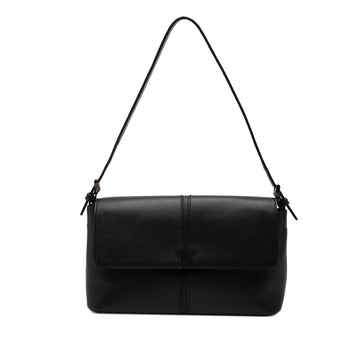 Burberry Leather Flap Shoulder Bag Pre-