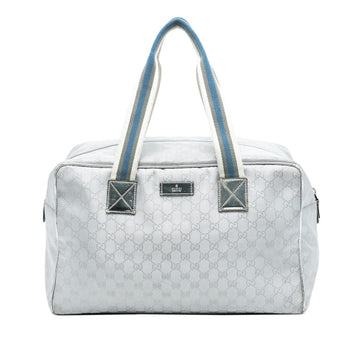 Gucci Gg Canvas Web Travel Bag Pre-Loved
