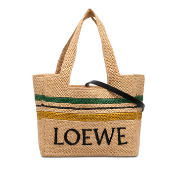 Loewe Paulas Ibiza Medium Raffia Striped