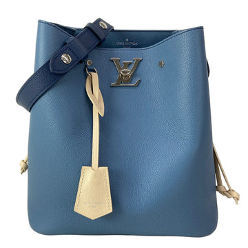 Louis Vuitton Lockme Bucket Blue Jean