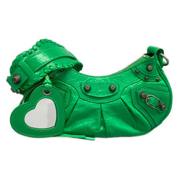 Balenciaga Le Cagor Xs Green Leather