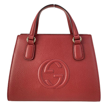 Gucci Soho Red Leather Handbag