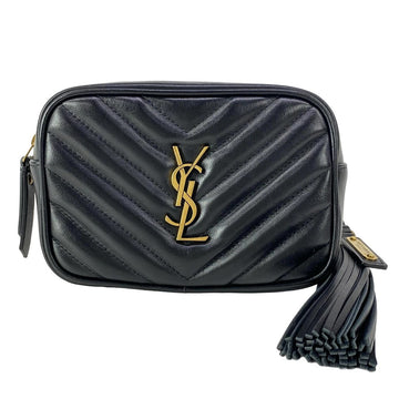 Saint Laurent Paris Lou Belt Bag Black