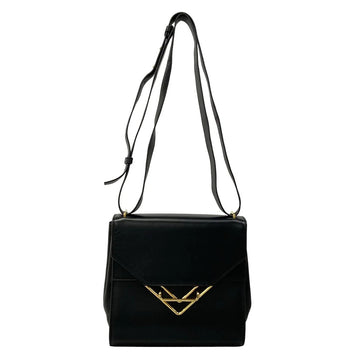 Bottega Veneta The Clip Black Leather